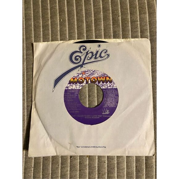 Vintage 1984 Motown Stevie wonder vinyl - Picture 5 of 5